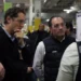 John Elkann e Antonio Filosa presso lo stabilimento di Sterling Heights negli Stati Uniti